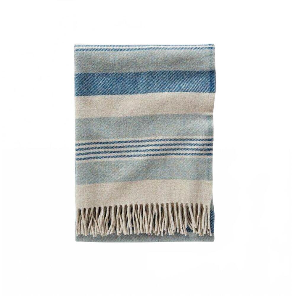 NEW PENDLETON lambswool throw in lake morning